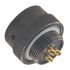 Souriau Sunbank by Eaton, 851 3 Way Cable Mount MIL Spec Circular Connector Receptacle, Pin Contacts,Shell Size 12,