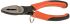 Bahco Combination Pliers, 160 mm Overall, Straight Tip, 33mm Jaw