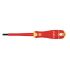 Bahco Slotted  Screwdriver, 3 x 0.5 mm Tip, 100 mm Blade, VDE/1000V, 195 mm Overall