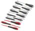 Bahco BE-9875 Phillips; Pozidriv; Slotted; Torx Screwdriver Set, 13-Piece