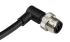 RS PRO Right Angle Male 4 way M12 to Unterminated Sensor Actuator Cable, 2m