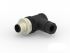 TE Connectivity Circular Connector, 4 Contacts, Cable Mount, M12 Connector, Plug, Male, IP67, T411 Series
