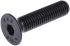 RS PRO Black, Self-Colour Steel Hex Socket Countersunk Screw, DIN 7991, M10 x 25mm