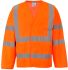 RS PRO Orange Unisex Hi Vis Jacket, L to XL