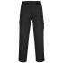 RS PRO Black Men's Polycotton Work Trousers 32in