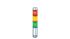 Patlite MPS Series Coloured Signal Tower, 3 Lights, 24 V ac/dc, Direct Mount