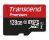 Transcend 128 GB MicroSDXC Micro SD Card, Class 10, UHS-1 U1