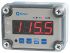 Simex SRT-N118 Digital Einbaumessgerät für Temperatur H 80mm B 110mm, 0°C → +50°C