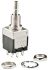 NKK Switches Double Pole Double Throw (DPDT) Momentary Push Button Switch, 6.35 (Dia.)mm, Bushing, 125V ac