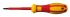 RS PRO Phillips Insulated Screwdriver, PH1 Tip, 80 mm Blade, VDE/1000V, 180 mm Overall