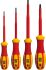 RS PRO G99-402 Pozidriv; Slotted Insulated Screwdriver Set, 4-Piece