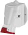Scame IP44 Red Wall Mount 3P + E Industrial Power Socket, Rated At 32A, 415 V