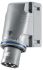 Scame IP44 Blue Wall Mount 2P + E Industrial Power Plug, Rated At 64A, 230 V