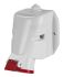 Scame IP67 Red Wall Mount 3P + E Industrial Power Socket, Rated At 64A, 415 V
