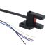 Fotoelektrický snímač, řada: PM-45 6 mm Infračervený rozvětvený Kabel 1 m, výstup: PNP Jednocestný IP64