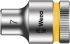 Wera 3/8 in Drive 7mm Standard Socket, 6 point, 29 mm Overall Length