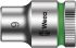 Wera 3/8 in Drive 9mm Standard Socket, 6 point, 29 mm Overall Length