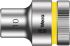 Wera 1/2 in Drive 10mm Standard Socket, 6 point, 37 mm Overall Length