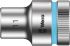 Wera 1/2 in Drive 11mm Standard Socket, 6 point, 37 mm Overall Length