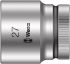 Wera 1/2 in Drive 27mm Standard Socket, 6 point, 40 mm Overall Length
