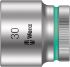 Wera 1/2 in Drive 30mm Standard Socket, 6 point, 42 mm Overall Length