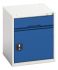 Bott 1 Cabinet, Steel, 600mm x 525mm x 550mm, Blue, Grey