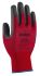 Uvex Unipur 6639 RD Red Polyamide General Purpose Work Gloves, Size 7, Small, Polyurethane Coating