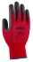 Uvex Unipur 6639 RD Red Polyamide General Purpose Work Gloves, Size 8, Medium, Polyurethane Coating