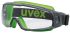 Uvex U-sonic, Scratch Resistant Anti-Mist Safety Goggles with Clear Lenses