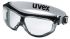 Uvex Carbonvision, Scratch Resistant Anti-Mist Safety Goggles with Clear Lenses
