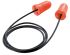 Uvex com4-fit Series Orange Disposable Corded Ear Plugs, 33dB Rated, 100 Pairs