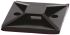HellermannTyton Self Adhesive Black Cable Tie Mount 38 mm x 38mm, 10mm Max. Cable Tie Width