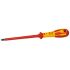 CK Slotted Insulated Screwdriver, 4 mm Tip, 100 mm Blade, VDE/1000V, 207 mm Overall