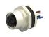 TE Connectivity Straight Female M12 to Free End Sensor Actuator Cable, 3 Core, PVC, 200mm