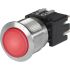 Schurter Illuminated Latching Push Button Switch, Panel Mount, DPDT, 22.1mm Cutout, Red LED, 30 V dc, 250 V ac, IP40,