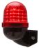 Lyssignalgiver, Rød linse, Blinkende, Konstant lysende, LED 0.100A, overflademontering, 24 V ac/dc, UDCV Serien CE, UL,