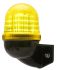 Výstražný maják, řada: UDCV Blikající, stálé barva Žlutá LED 0.100A Povrchová montáž 18 → 27 v AC, 20 →
