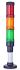 AUER Signal ECOmodul Signal Tower, 24 V ac/dc, 3 Light Elements, Red/Green/Amber, Base Mount