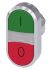 Siemens SIRIUS ACT Series Green, Red Momentary Push Button, 22mm Cutout, IP66, IP67, IP69K