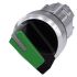 Siemens SIRIUS ACT Series 2 Position Selector Switch Head, 22mm Cutout, Green Handle
