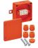 Rozvodná skříň Oranžová 100 x 100 x 50mm řada WKE IP54, IP65