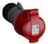 ABB, Easy & Safe IP44 Red Cable Mount 3P + N + E Industrial Power Socket, Rated At 16A, 415 V