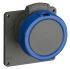 Amphenol Industrial, Easy & Safe IP67 Blue Panel Mount 2P + E Industrial Power Socket, Rated At 16A, 230 V