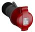 ABB, Easy & Safe IP44 Red Cable Mount 3P+E Industrial Power Socket, Rated At 32A, 415 V