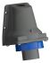 ABB, Easy & Safe IP67 Blue Wall Mount 2P+E Right Angle Industrial Power Plug, Rated At 16A, 230 V