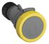 ABB, Easy & Safe IP67 Yellow Cable Mount 2P+E Industrial Power Socket, Rated At 32A, 110 V