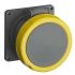 ABB, Easy & Safe IP67 Yellow Panel Mount 2P+E Industrial Power Socket, Rated At 32A, 110 V