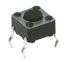 IP40 Grey Button Tactile Switch, SPST 50 mA 3.5 (Dia.)mm Through Hole