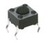 IP40 Grey Button Tactile Switch, SPST 50 mA 3.5 (Dia.)mm Through Hole