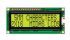 Monokróm LCD kijelző, Alfanumerikus, LED háttérvilágítás, háttérszín: Sárga-zöld